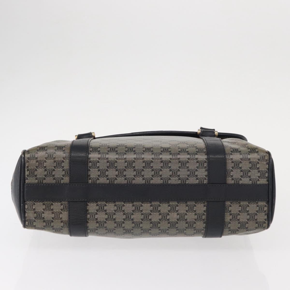 CELINE Macadam Canvas Shoulder Bag PVC Black Gold Auth 152036 - Jerrillo image 5