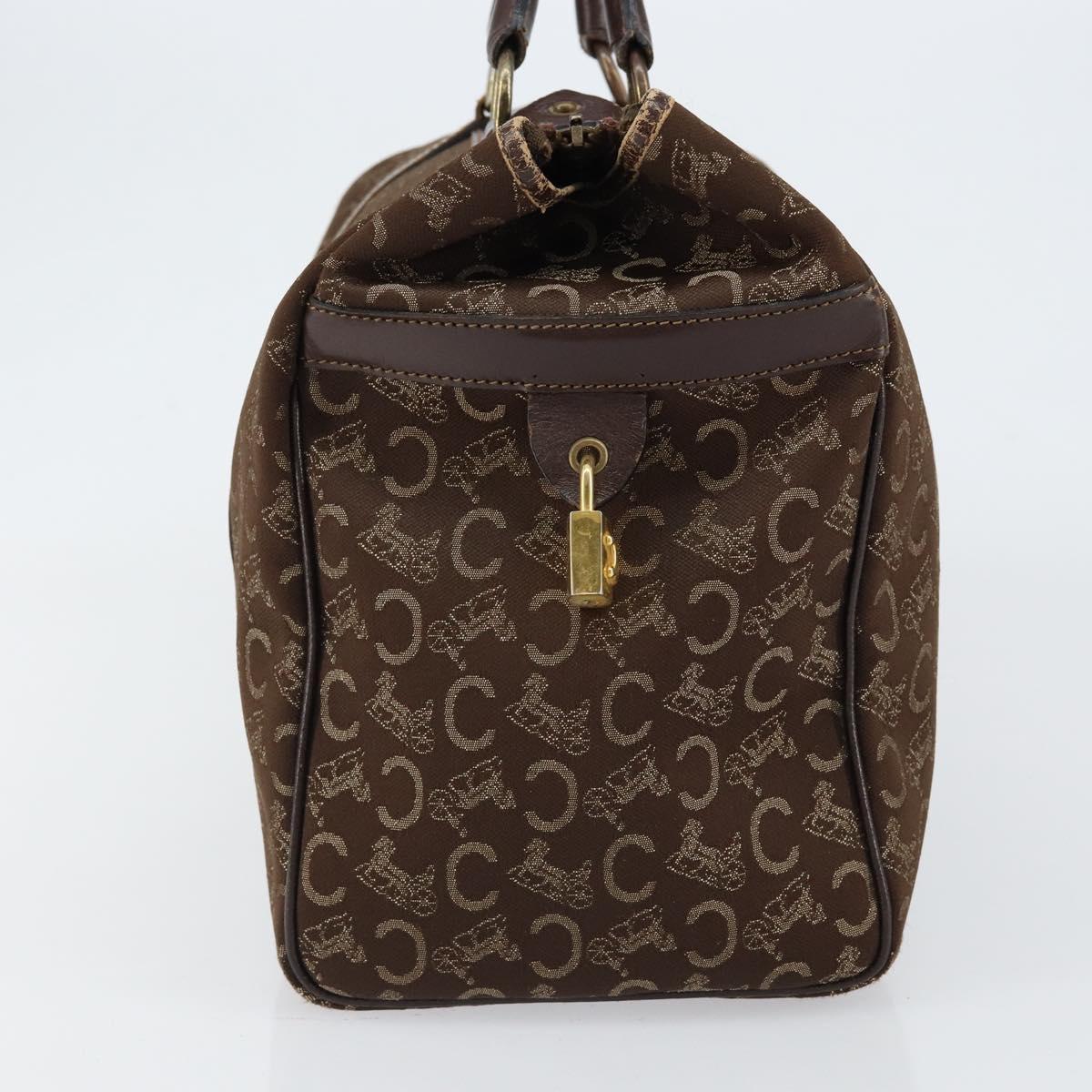 CELINE C Sulky Boston Bag Canvas Brown Auth 152078 - Jerrillo image 4