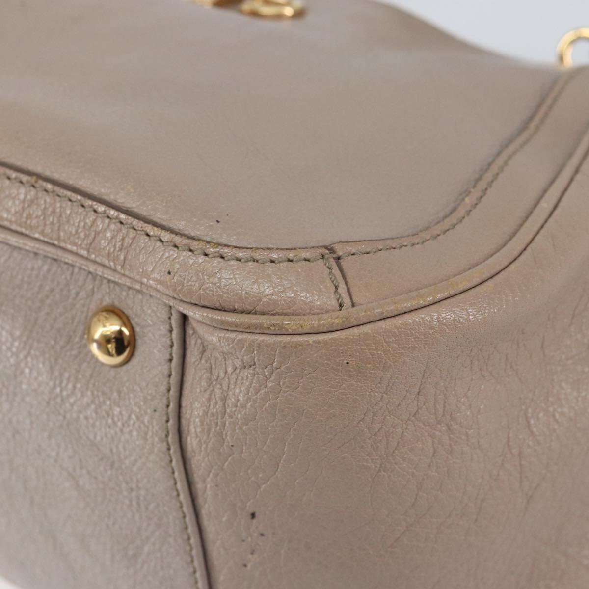 Salvatore Ferragamo Hand Bag Leather Pink Gold Auth 152388 - Jerrillo image 9