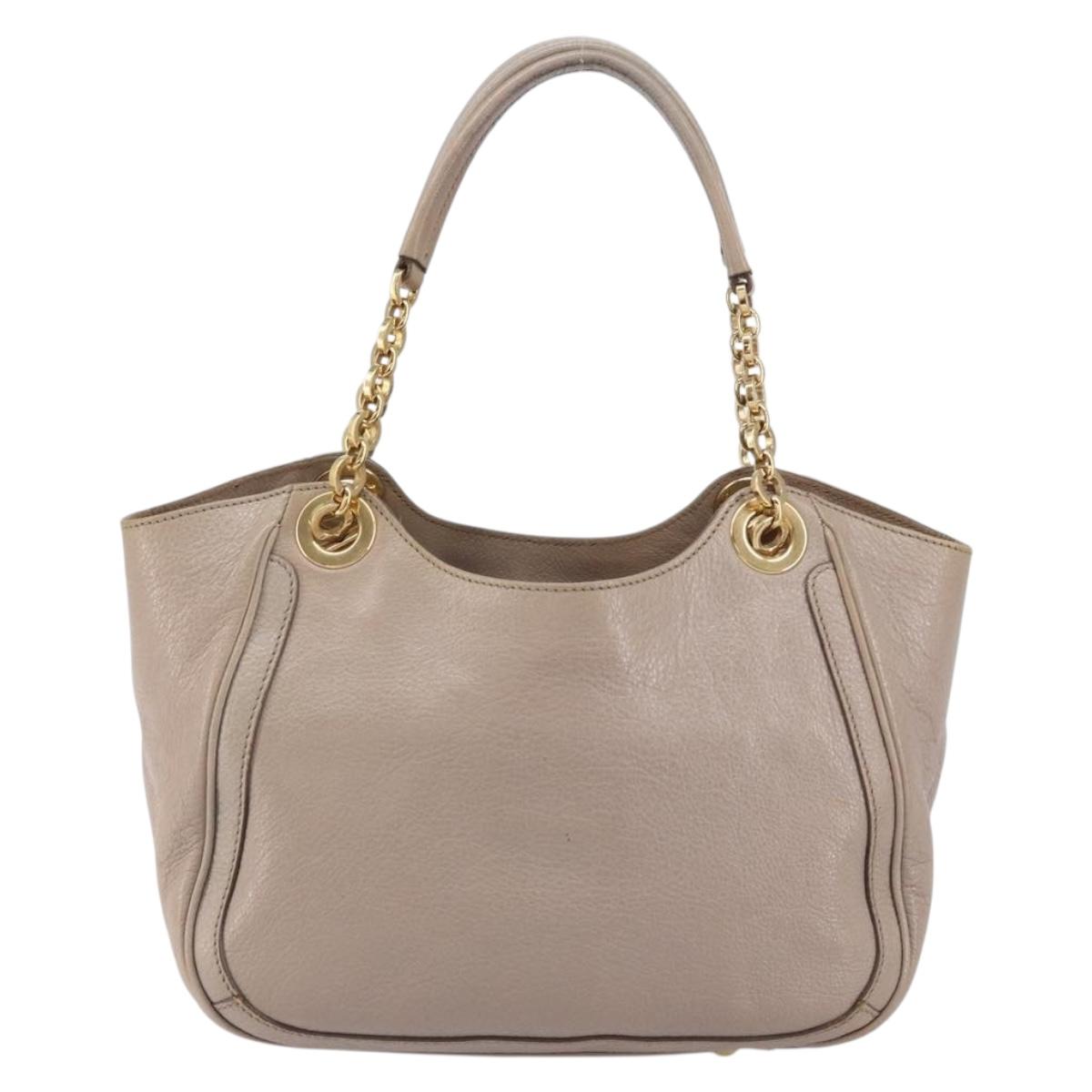 Salvatore Ferragamo Hand Bag Leather Pink Gold Auth 152388 - Jerrillo image 2