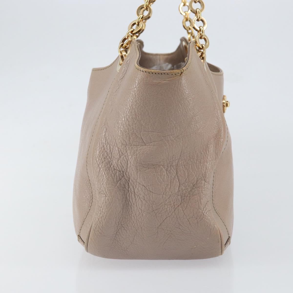 Salvatore Ferragamo Hand Bag Leather Pink Gold Auth 152388 - Jerrillo image 4