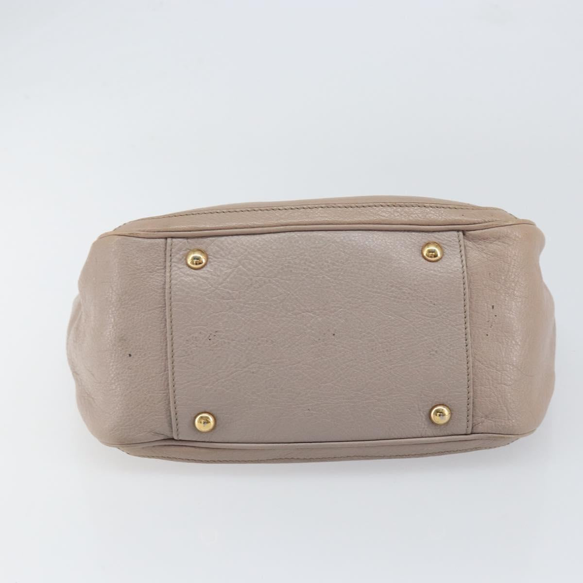 Salvatore Ferragamo Hand Bag Leather Pink Gold Auth 152388 - Jerrillo image 5