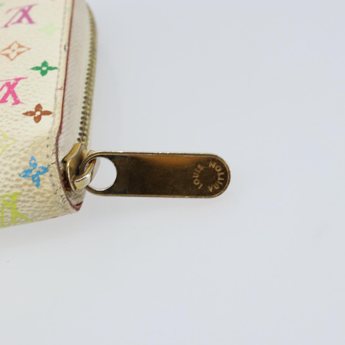 LOUIS VUITTON Monogram Multicolor Zippy Wallet Wallet White M60241 Auth 152436 - Jerrillo image 8