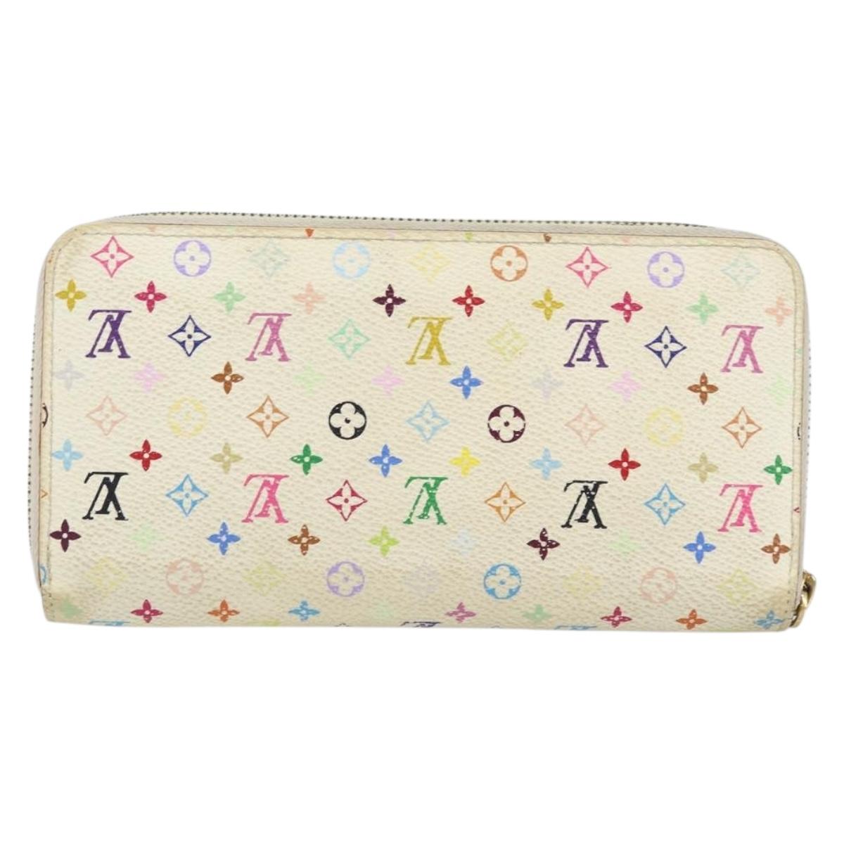 LOUIS VUITTON Monogram Multicolor Zippy Wallet Wallet White M60241 Auth 152436 - Jerrillo image 2