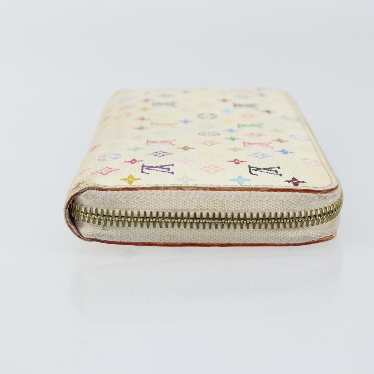 LOUIS VUITTON Monogram Multicolor Zippy Wallet Wallet White M60241 Auth 152436 - Jerrillo image 3