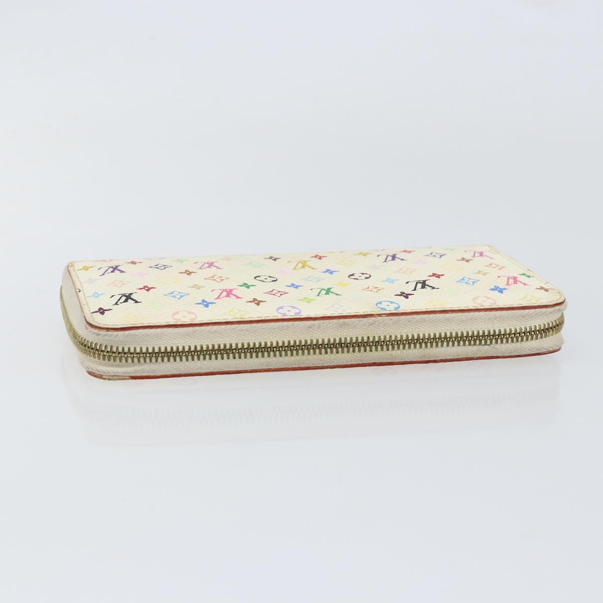 LOUIS VUITTON Monogram Multicolor Zippy Wallet Wallet White M60241 Auth 152436 - Jerrillo image 5