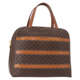 CELINE Macadam Canvas Hand Bag PVC Leather Brown Gold Auth 152578 - Jerrillo image 2