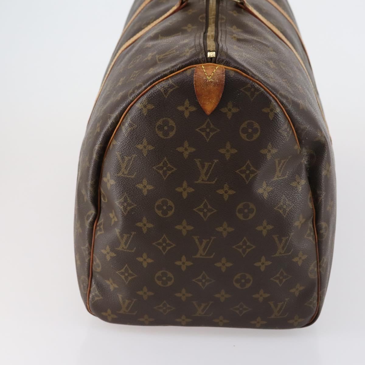 LOUIS VUITTON Monogram Keepall 55 Boston Bag M41424 LV Auth 152783 - Jerrillo image 4