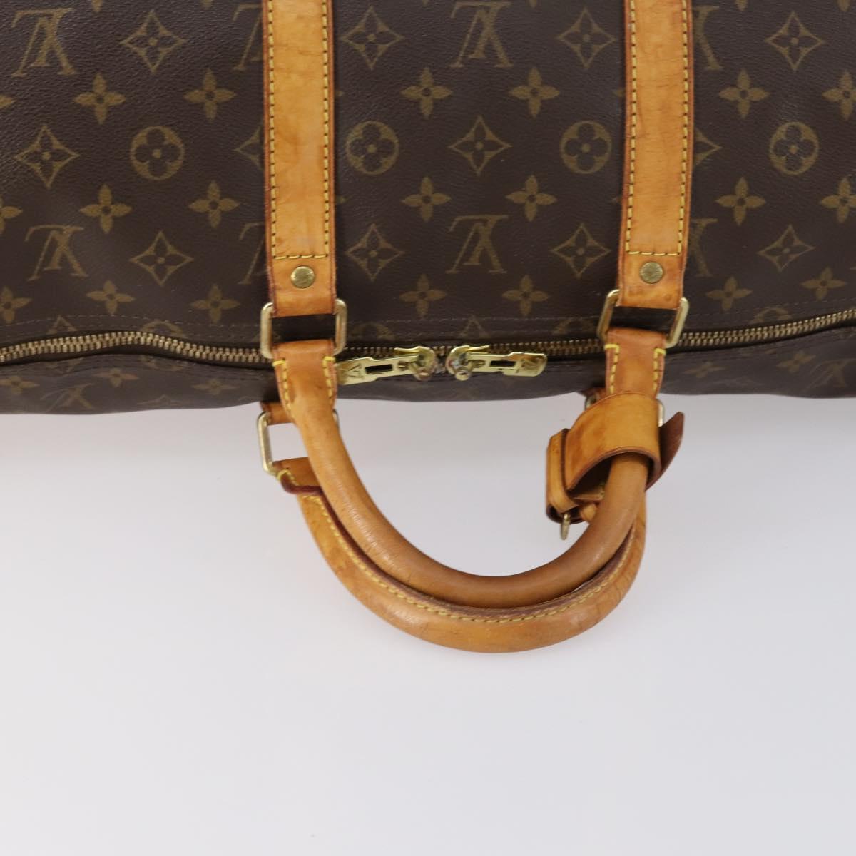 LOUIS VUITTON Monogram Keepall 55 Boston Bag M41424 LV Auth 152783 - Jerrillo image 7