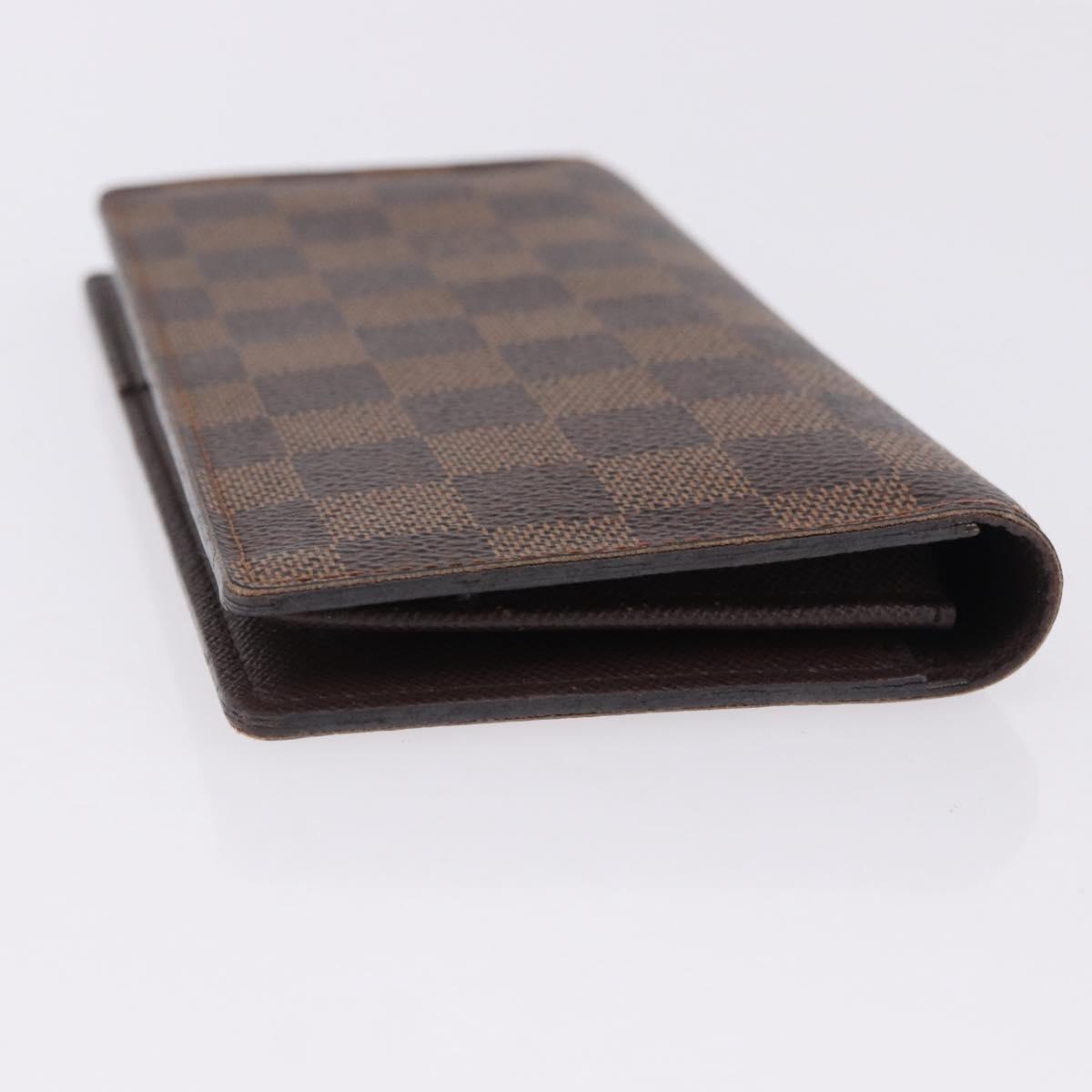 LOUIS VUITTON Damier Ebene Brazza Portefeuille Bifold Wallet N60017 Auth 180970A - Jerrillo image 5