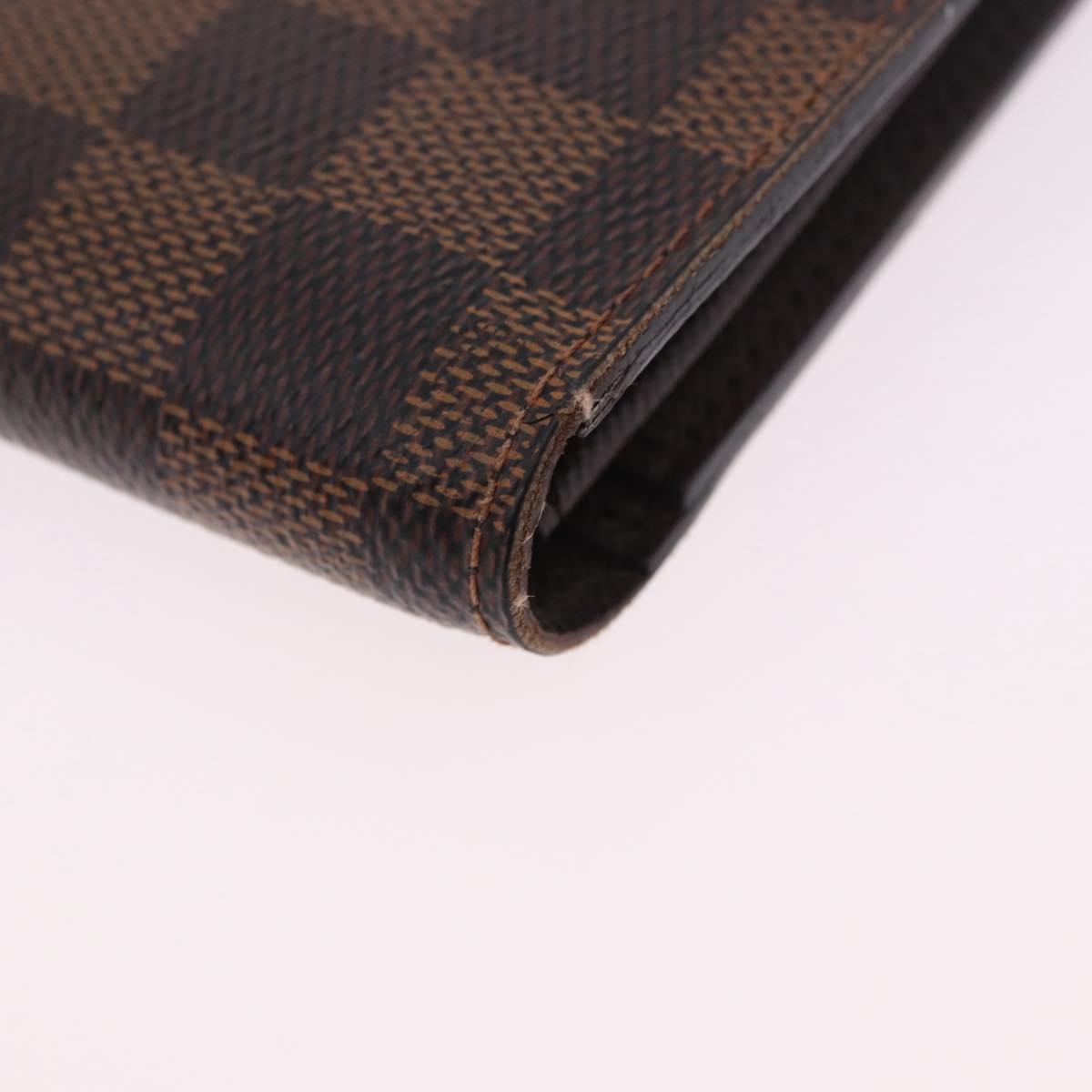 LOUIS VUITTON Damier Ebene Brazza Portefeuille Bifold Wallet N60017 Auth 180970A - Jerrillo image 7