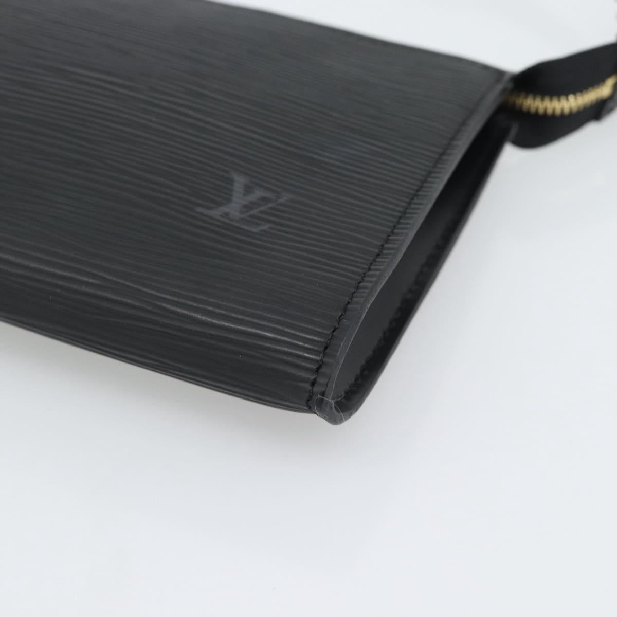 LOUIS VUITTON Epi Pochette Accessoires Pouch Black M52982 LV Auth 190993A - Jerrillo image 9