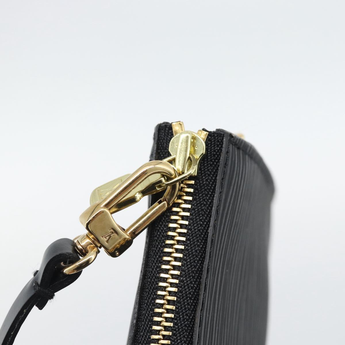 LOUIS VUITTON Epi Pochette Accessoires Pouch Black M52982 LV Auth 190993A - Jerrillo image 10