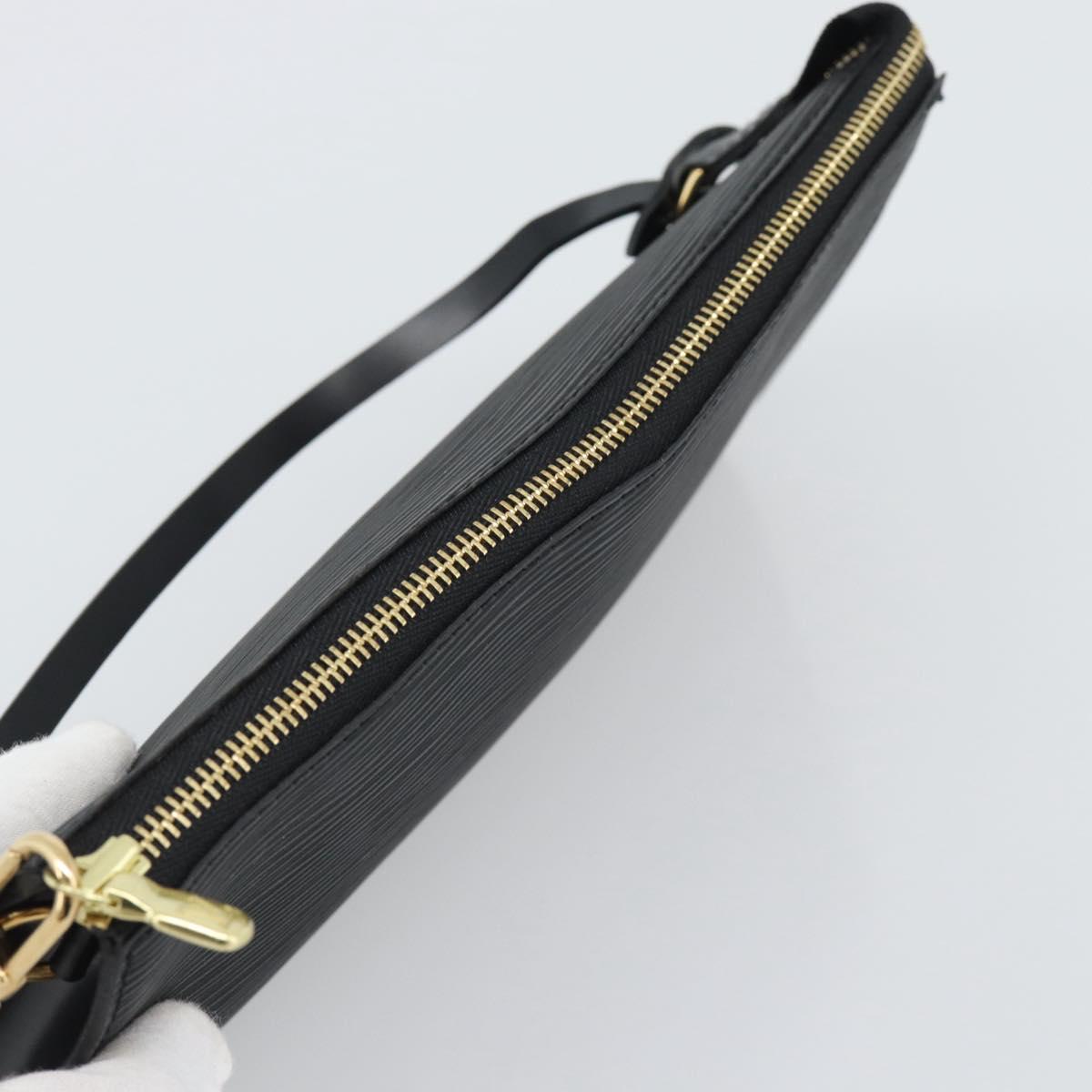 LOUIS VUITTON Epi Pochette Accessoires Pouch Black M52982 LV Auth 190993A - Jerrillo image 6