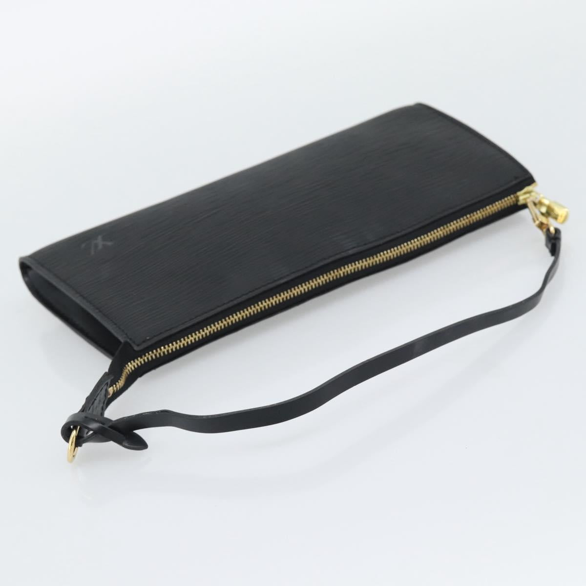 LOUIS VUITTON Epi Pochette Accessoires Pouch Black M52982 LV Auth 190993A - Jerrillo image 7
