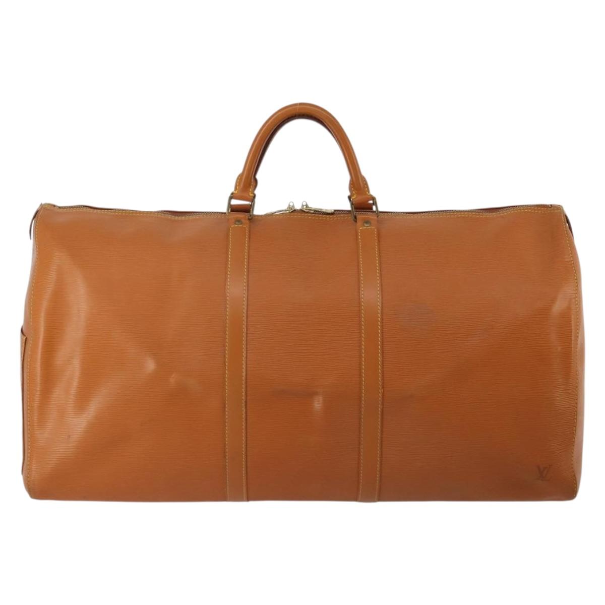 LOUIS VUITTON Epi Keepall 50 Boston Bag Brown M42968 LV Auth 191865A - Jerrillo image 2