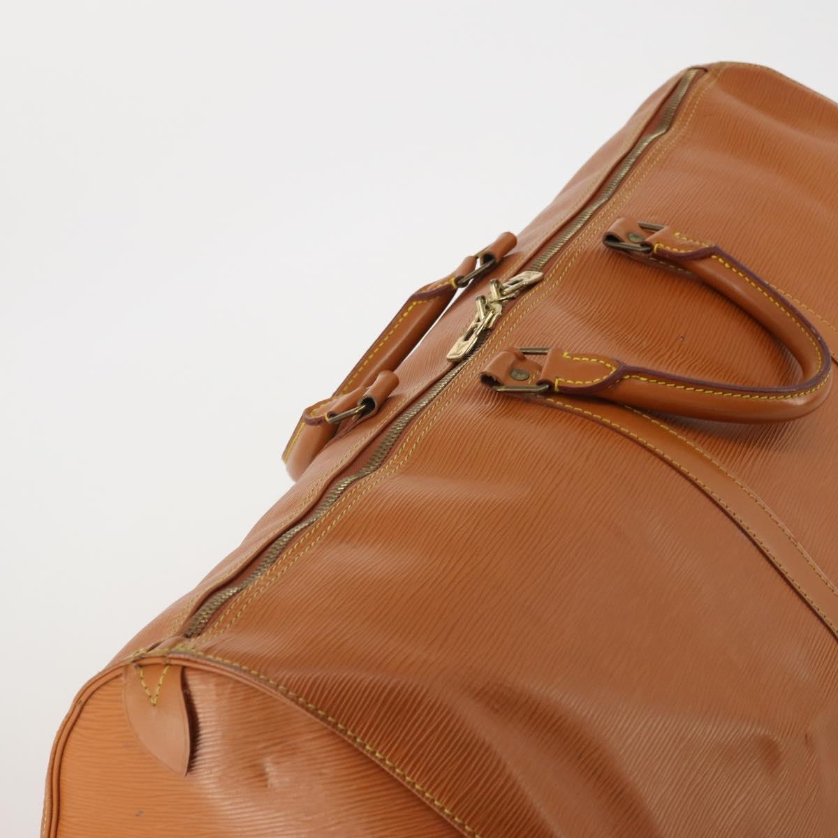 LOUIS VUITTON Epi Keepall 50 Boston Bag Brown M42968 LV Auth 191865A - Jerrillo image 6