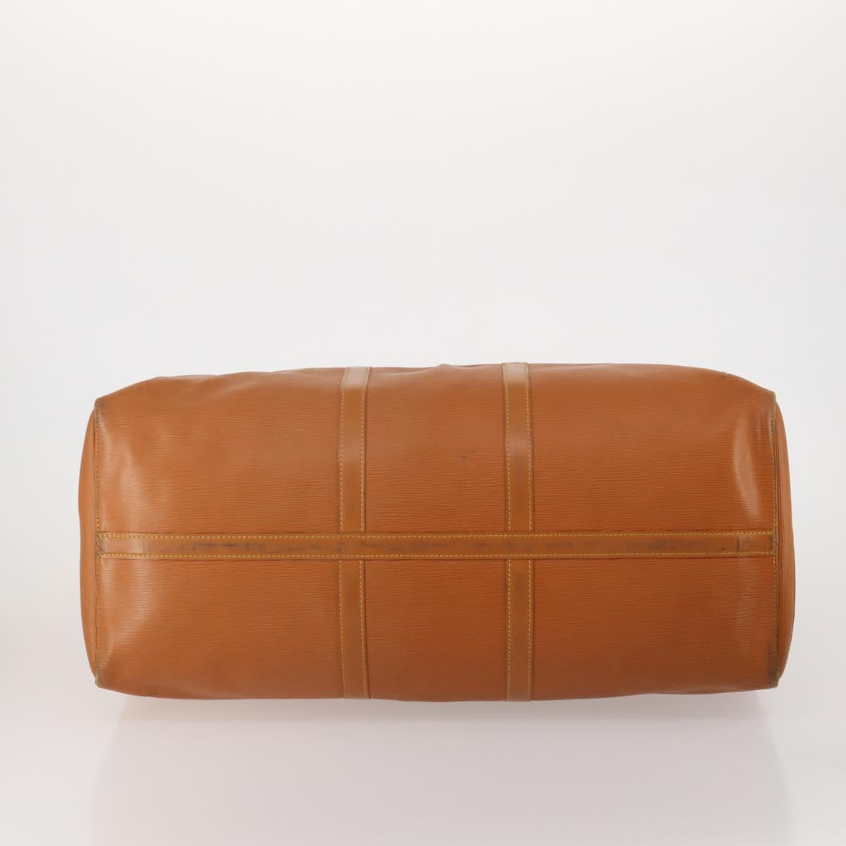 LOUIS VUITTON Epi Keepall 50 Boston Bag Brown M42968 LV Auth 191865A - Jerrillo image 5