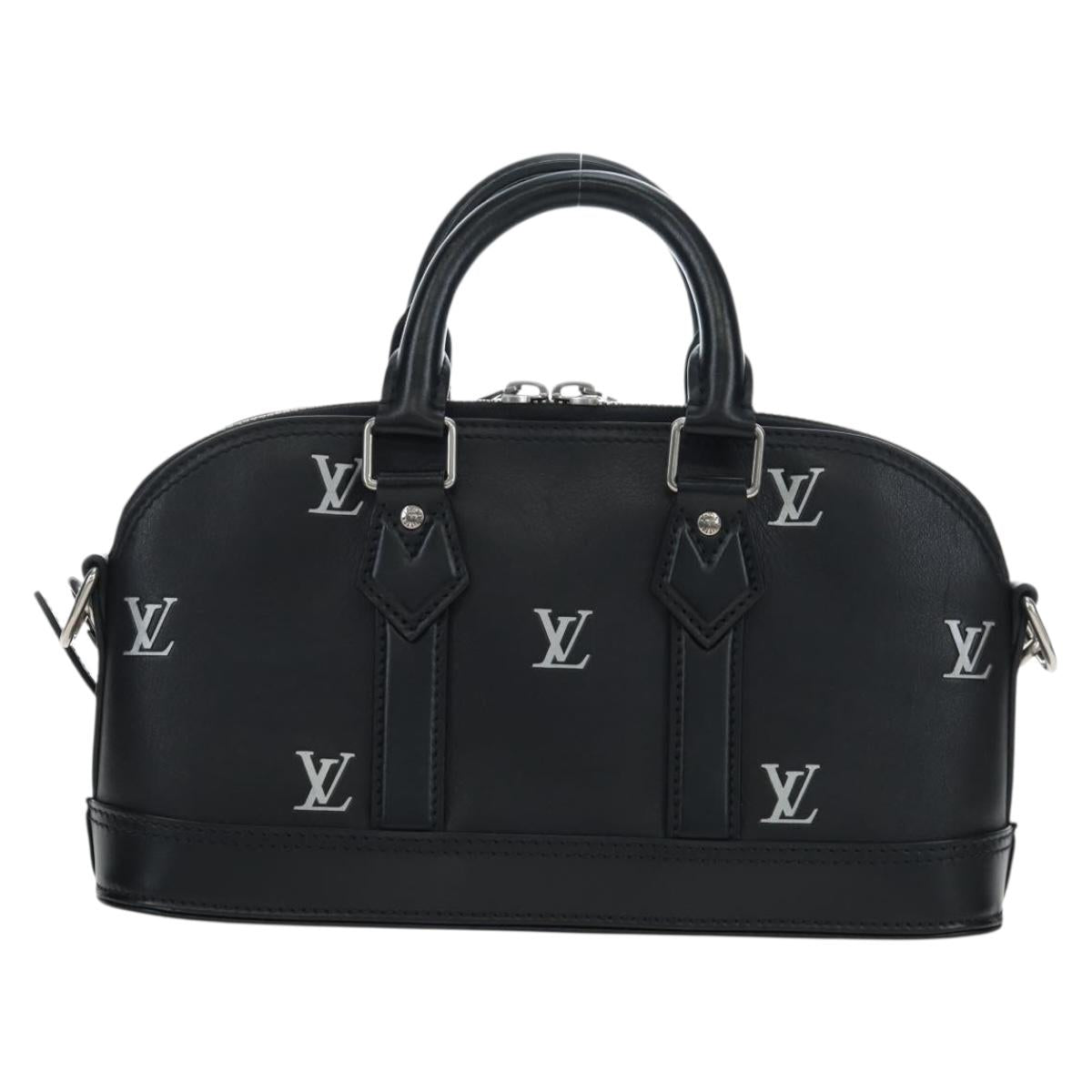 LOUIS VUITTON Alma EW Hand Bag Calf leather Black M24529 LV Auth 192473SAM - Jerrillo image 2