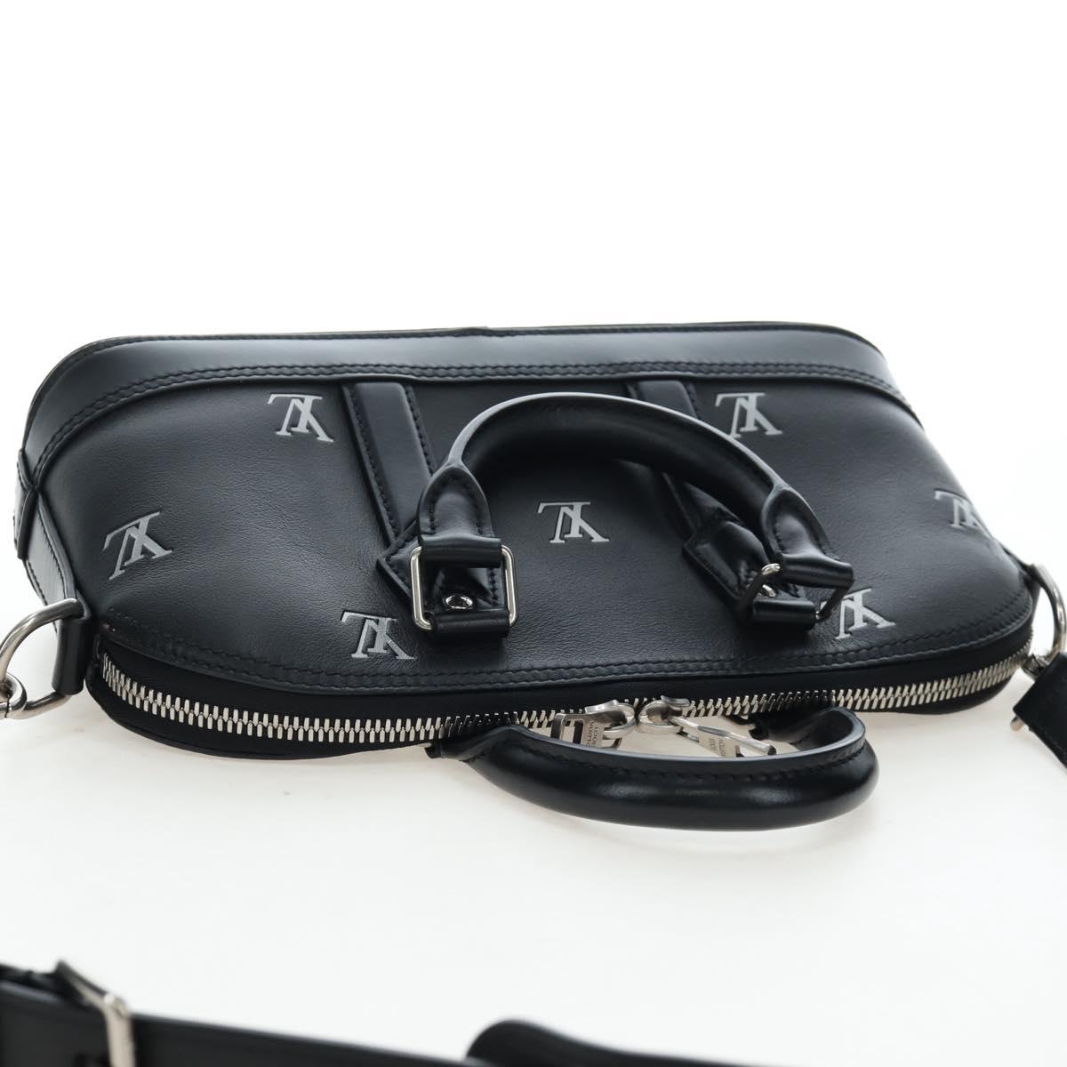 LOUIS VUITTON Alma EW Hand Bag Calf leather Black M24529 LV Auth 192473SAM - Jerrillo image 6