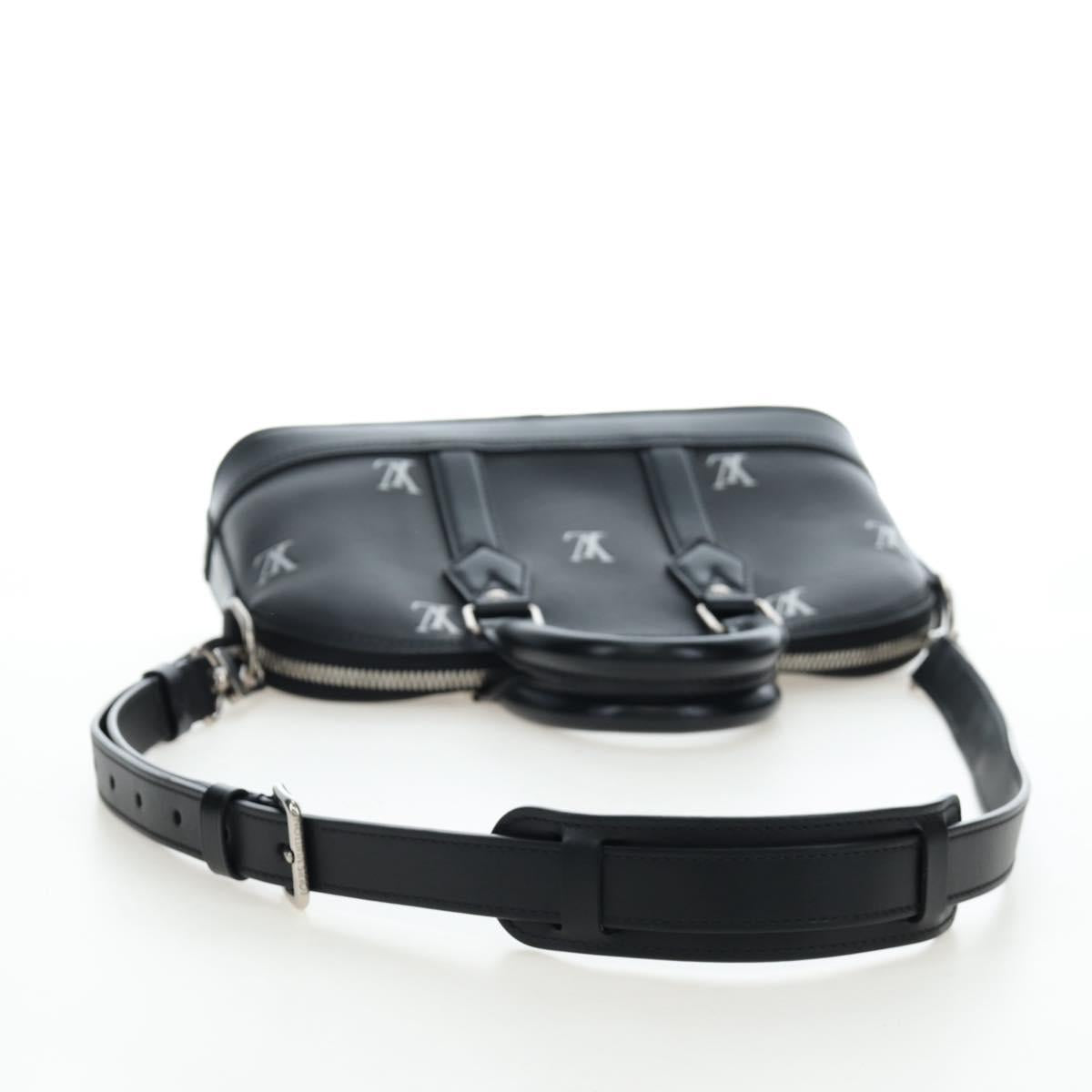 LOUIS VUITTON Alma EW Hand Bag Calf leather Black M24529 LV Auth 192473SAM - Jerrillo image 8
