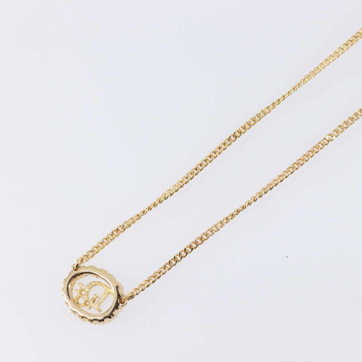 Christian Dior Necklace metal Gold Tone Auth 193448M - Jerrillo image 10