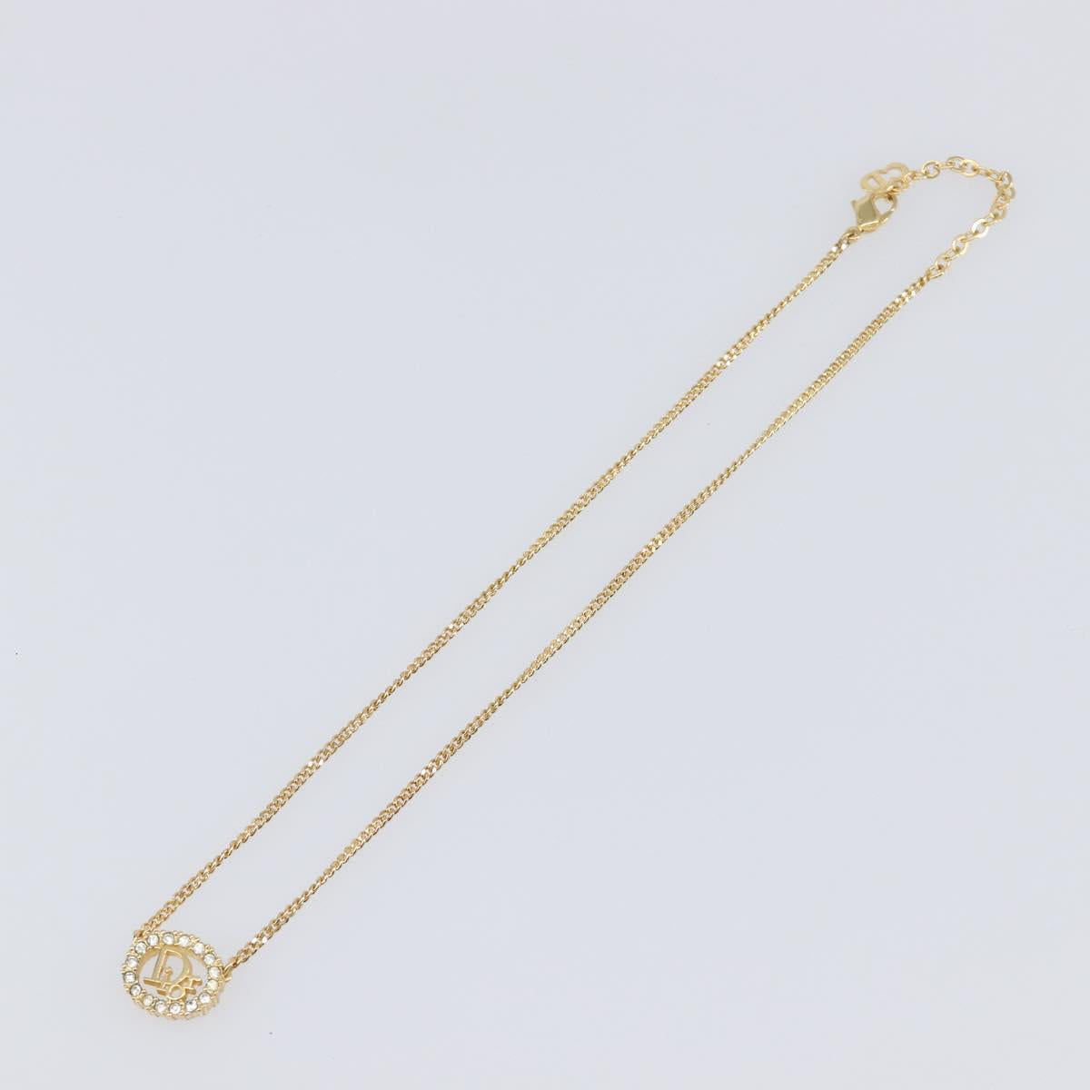 Christian Dior Necklace metal Gold Tone Auth 193448M - Jerrillo image 2