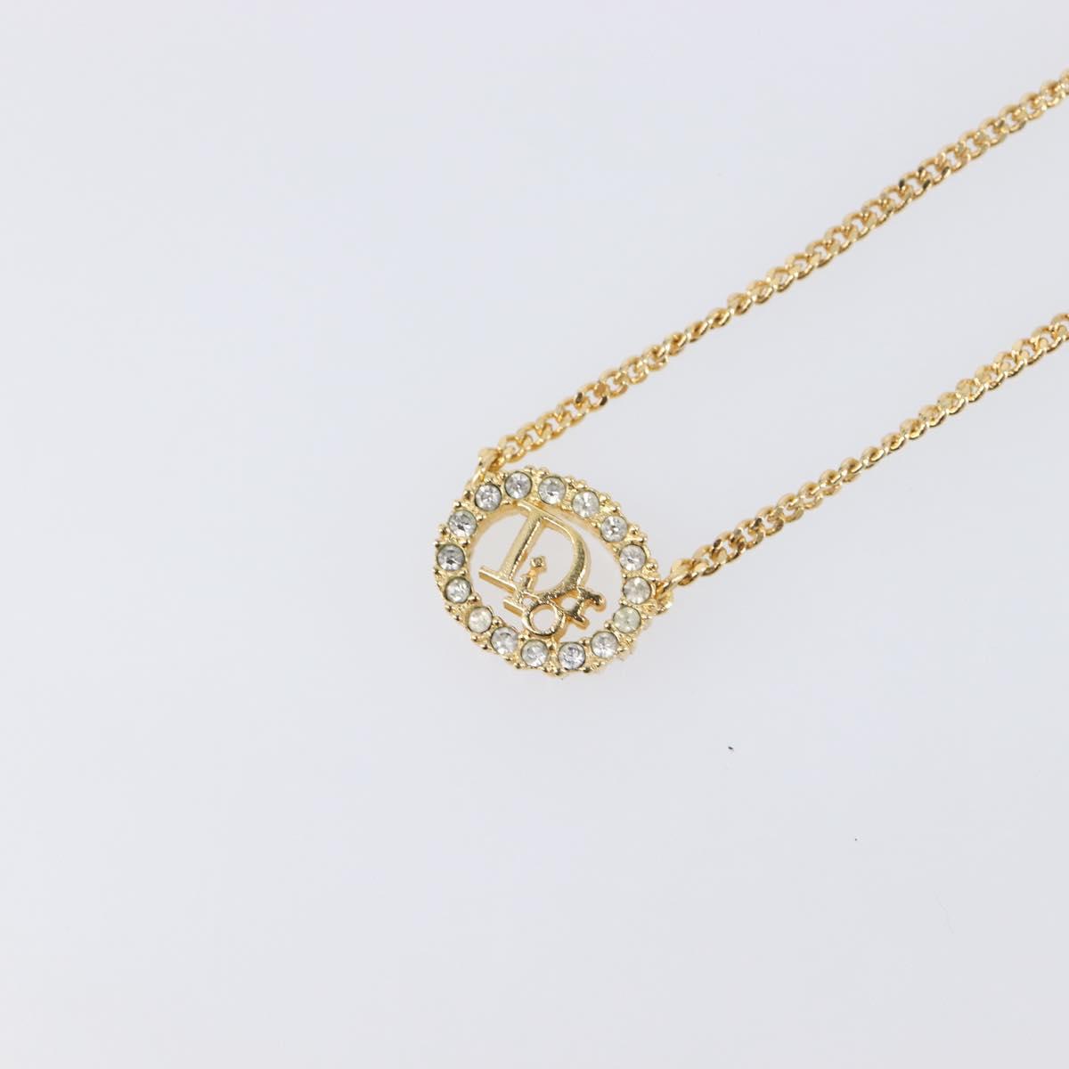 Christian Dior Necklace metal Gold Tone Auth 193448M - Jerrillo image 3