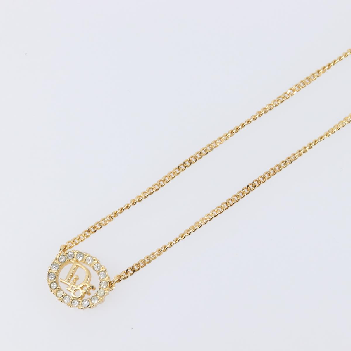 Christian Dior Necklace metal Gold Tone Auth 193448M - Jerrillo image 4
