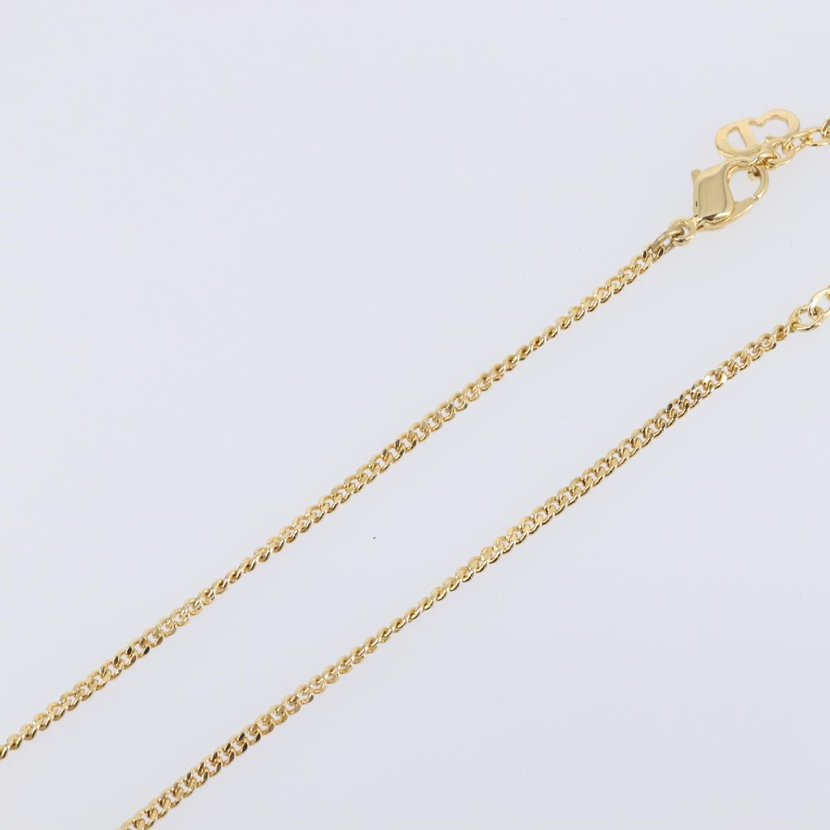 Christian Dior Necklace metal Gold Tone Auth 193448M - Jerrillo image 6