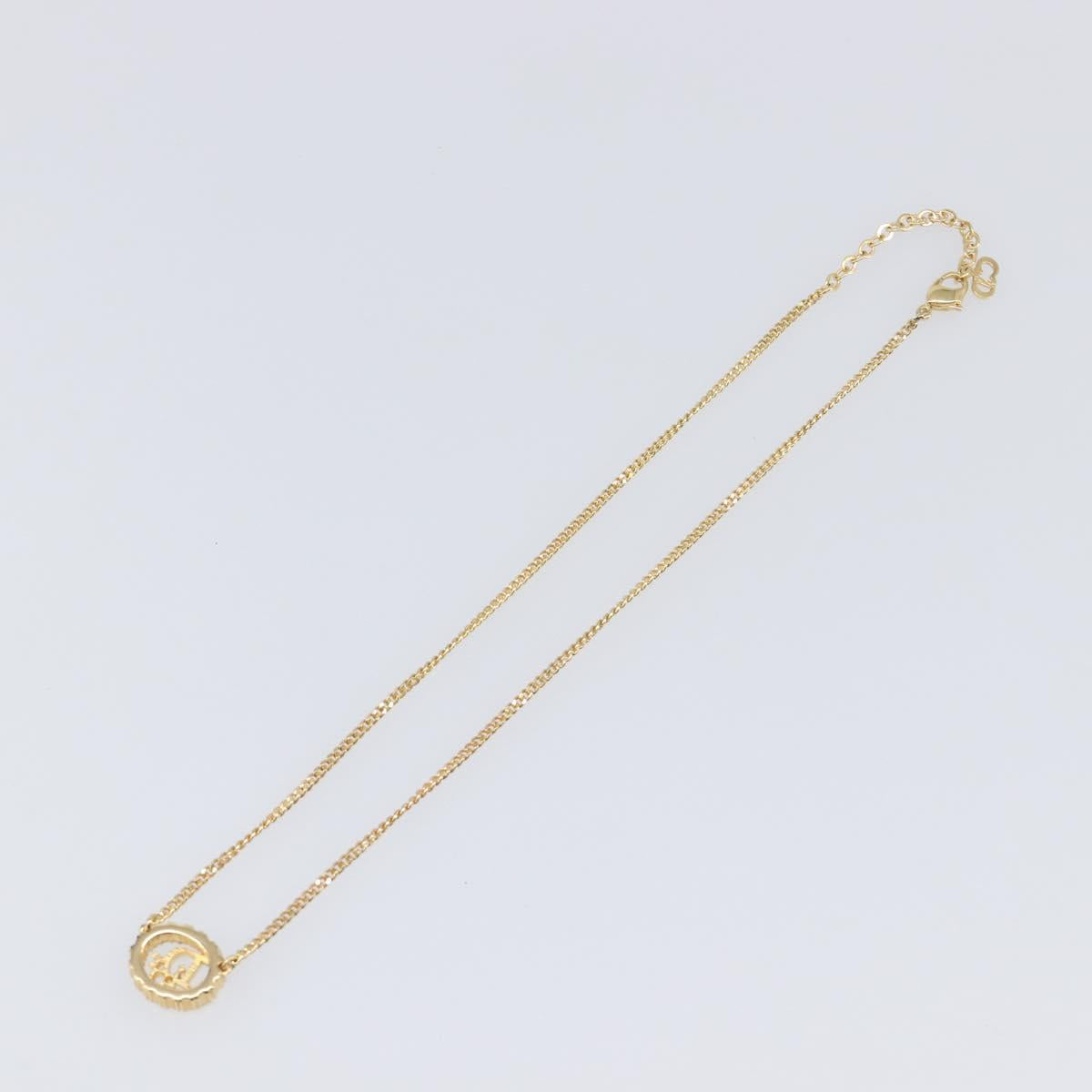 Christian Dior Necklace metal Gold Tone Auth 193448M - Jerrillo image 8