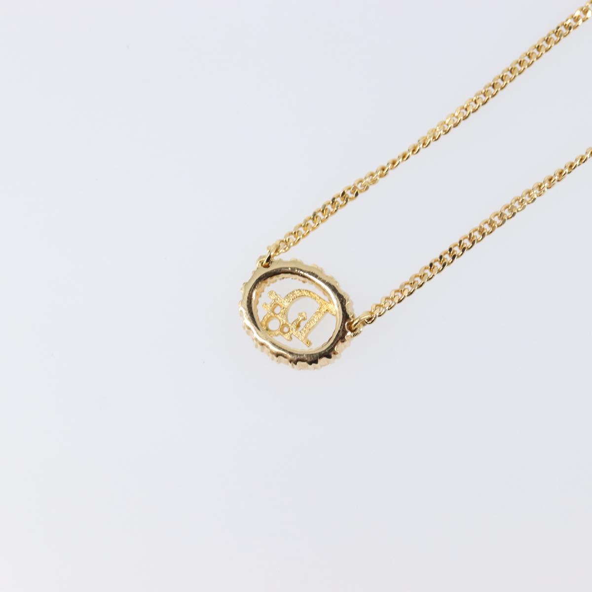 Christian Dior Necklace metal Gold Tone Auth 193448M - Jerrillo image 9