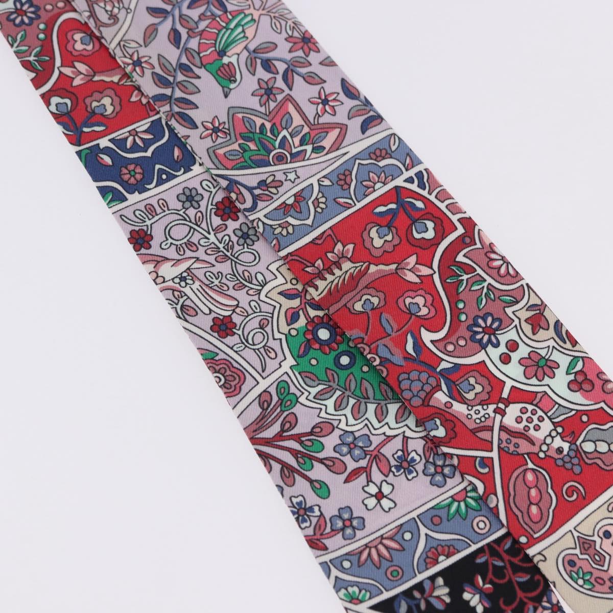 HERMES Twilly Scarf Silk Red Auth 193601M - Jerrillo image 5
