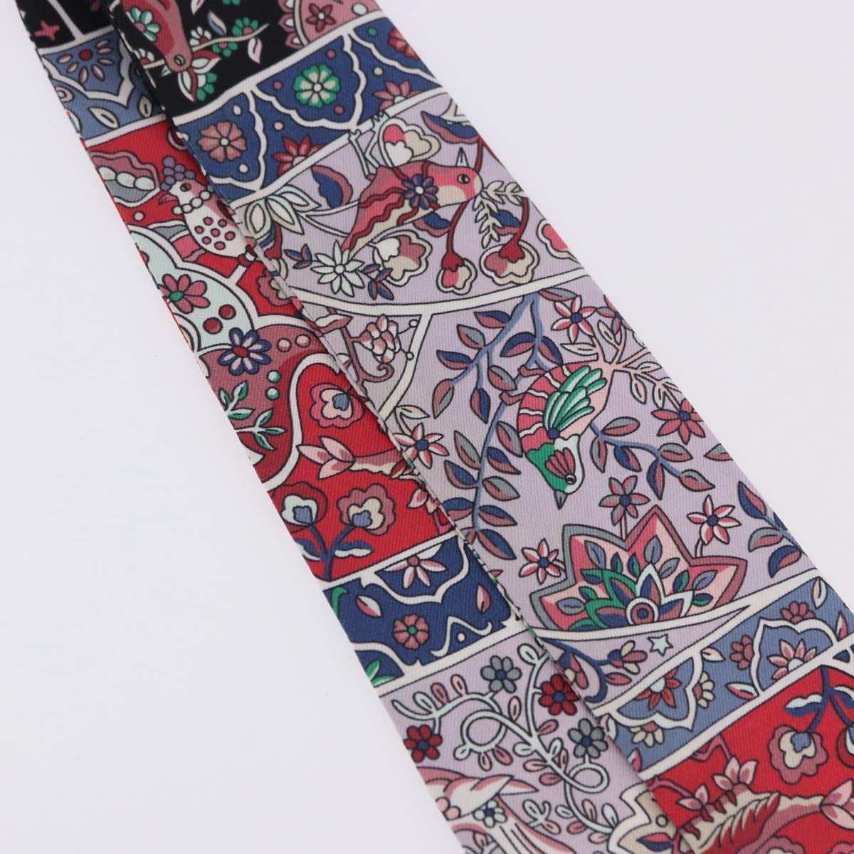 HERMES Twilly Scarf Silk Red Auth 193601M - Jerrillo image 6