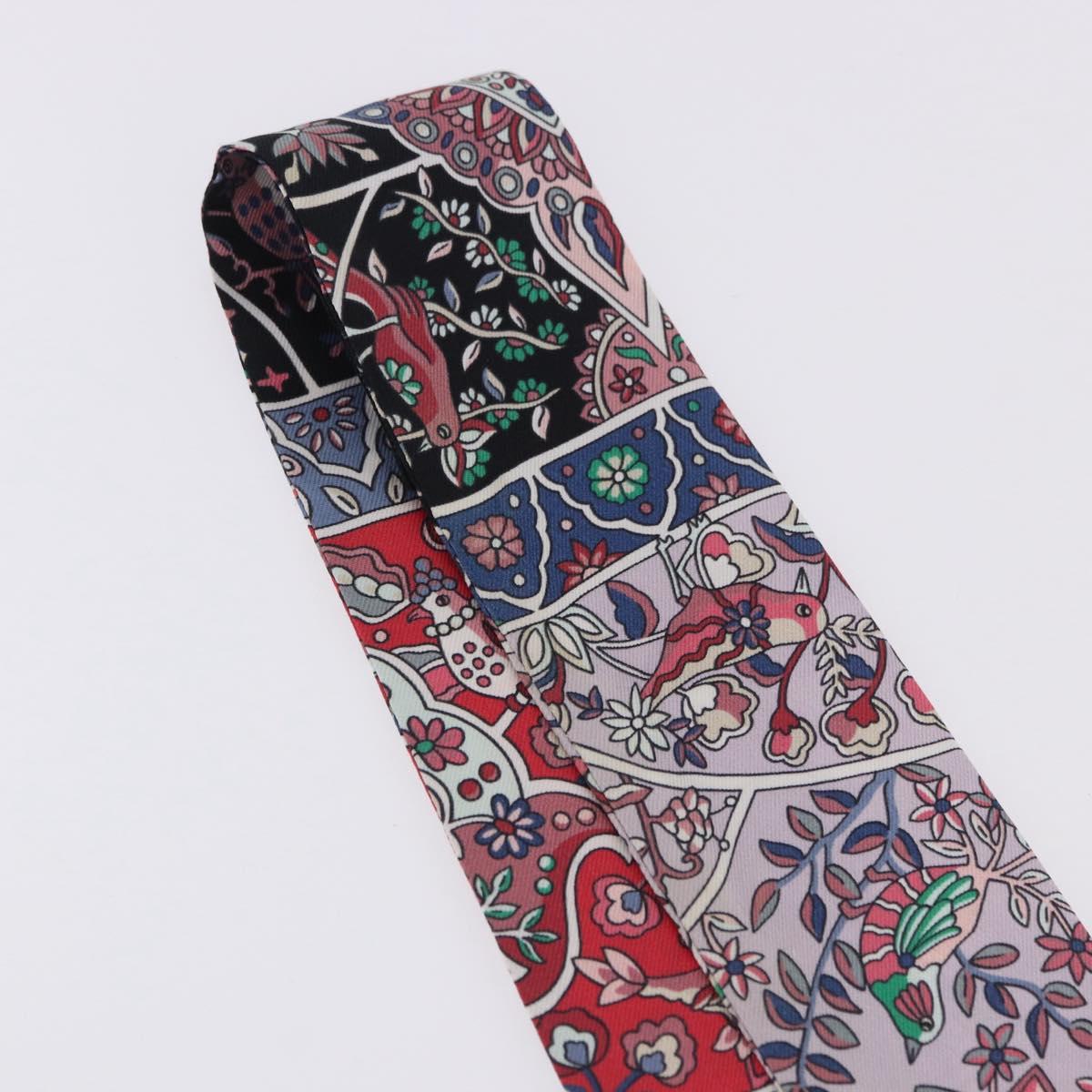HERMES Twilly Scarf Silk Red Auth 193601M - Jerrillo image 7