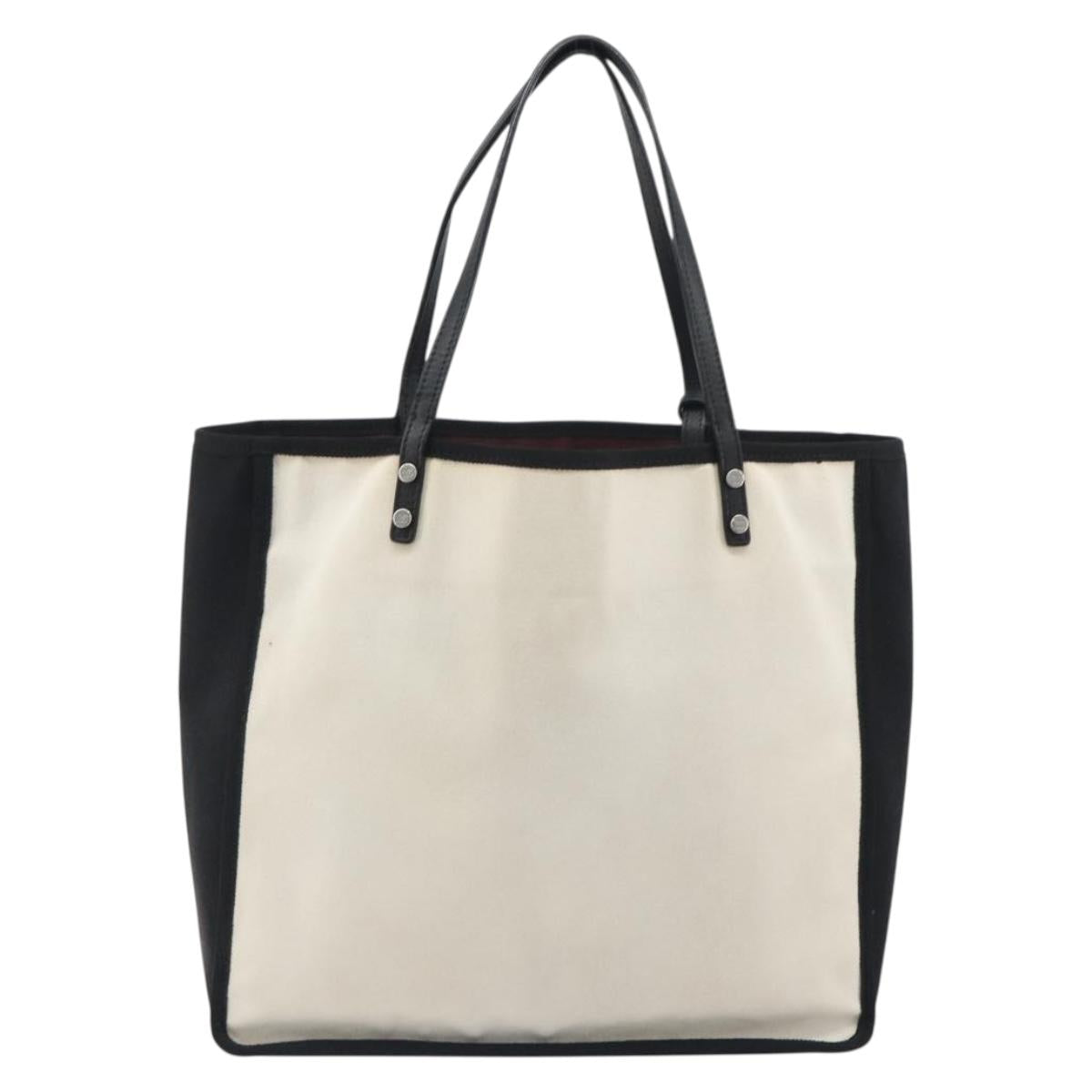 CHANEL Let's Lemon Tote Bag Canvas Beige Silver CC Auth 193780V - Jerrillo image 2