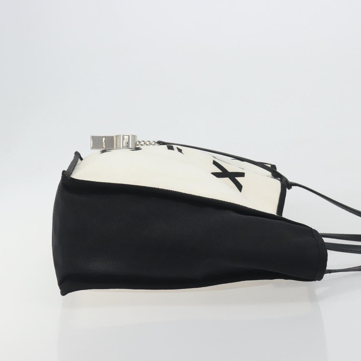 CHANEL Let's Lemon Tote Bag Canvas Beige Silver CC Auth 193780V - Jerrillo image 3