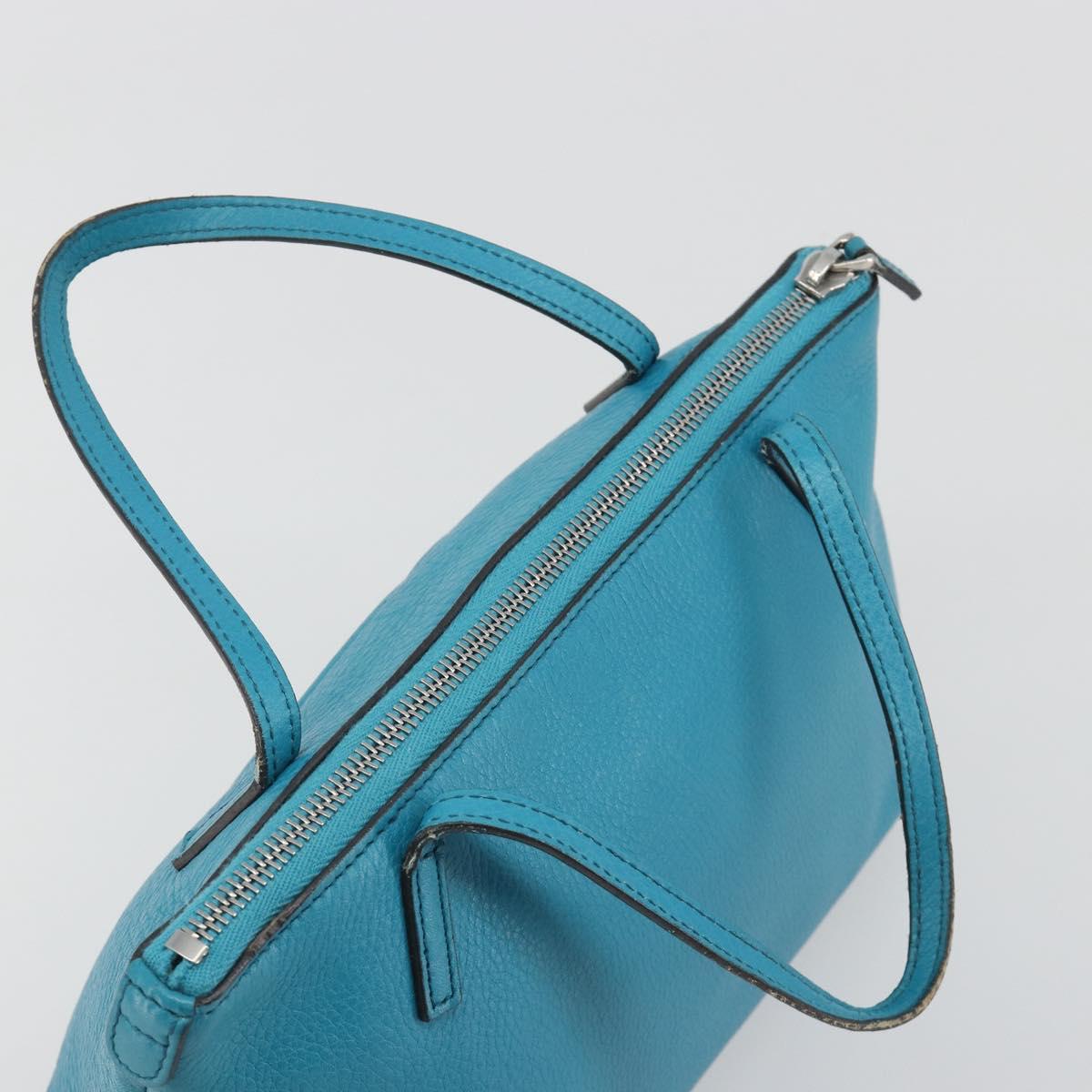 GUCCI Soho Hand Bag Leather Blue Silver 340618 Auth 194286A - Jerrillo image 6