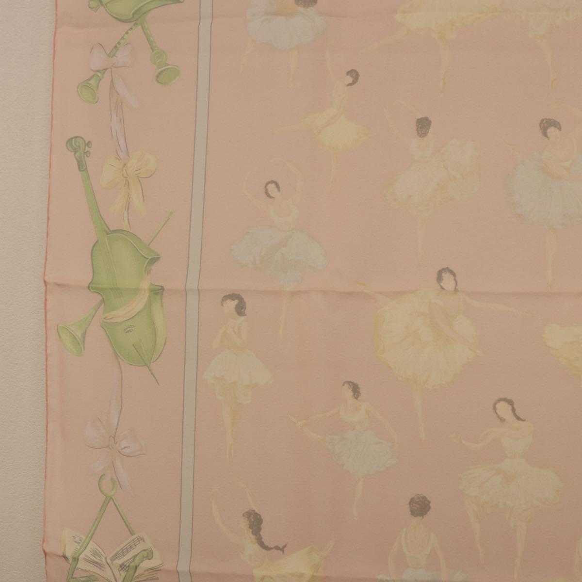 HERMES Carre 90 Scarf "LES DANSEUSES" Silk Pink Auth 194306M - Jerrillo image 5
