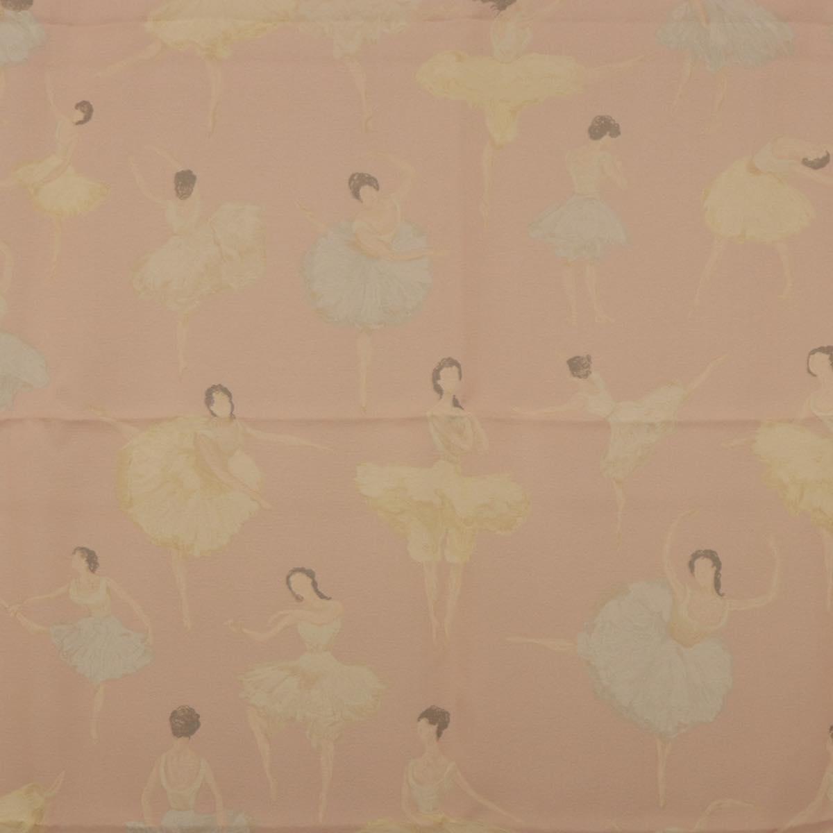 HERMES Carre 90 Scarf "LES DANSEUSES" Silk Pink Auth 194306M - Jerrillo image 6