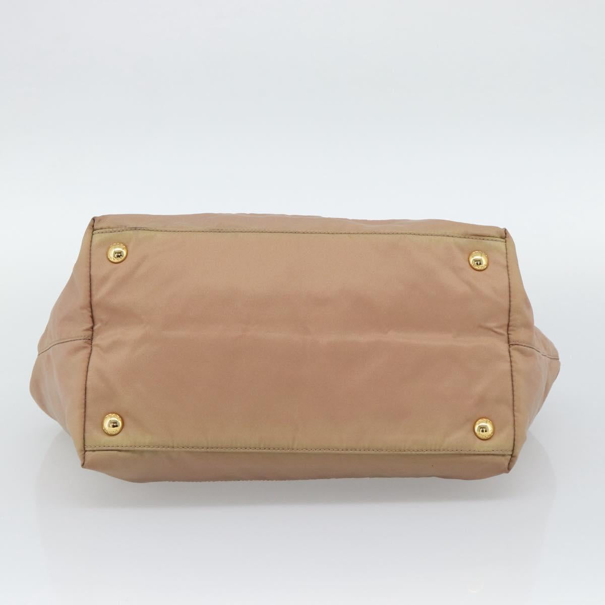PRADA Hand Bag Nylon 2way Pink Gold Auth 194330 - Jerrillo image 5
