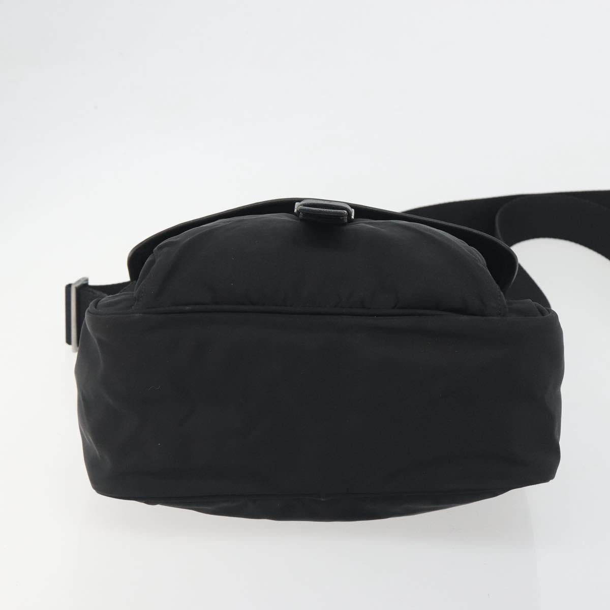 PRADA Shoulder Bag Nylon Black Silver Auth 194350A - Jerrillo image 5