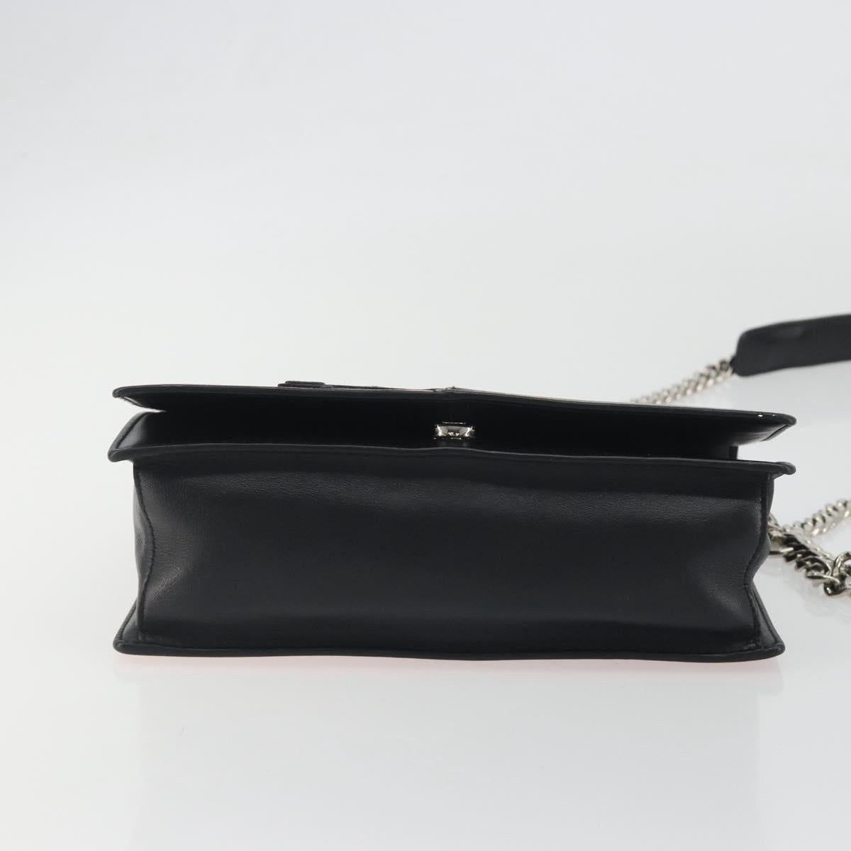 PRADA Chain Shoulder Bag Saffiano leather Pink Silver Auth 195095A - Jerrillo image 5