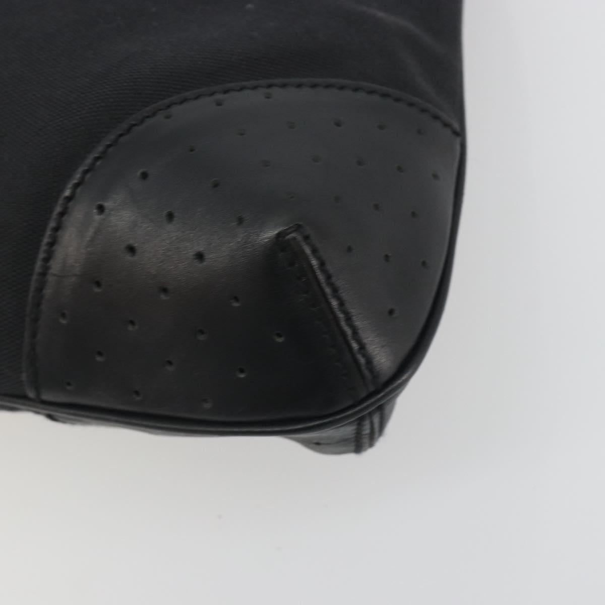 GUCCI Interlocking G Hand Bag Canvas Black Silver Auth 195355V - Jerrillo image 10