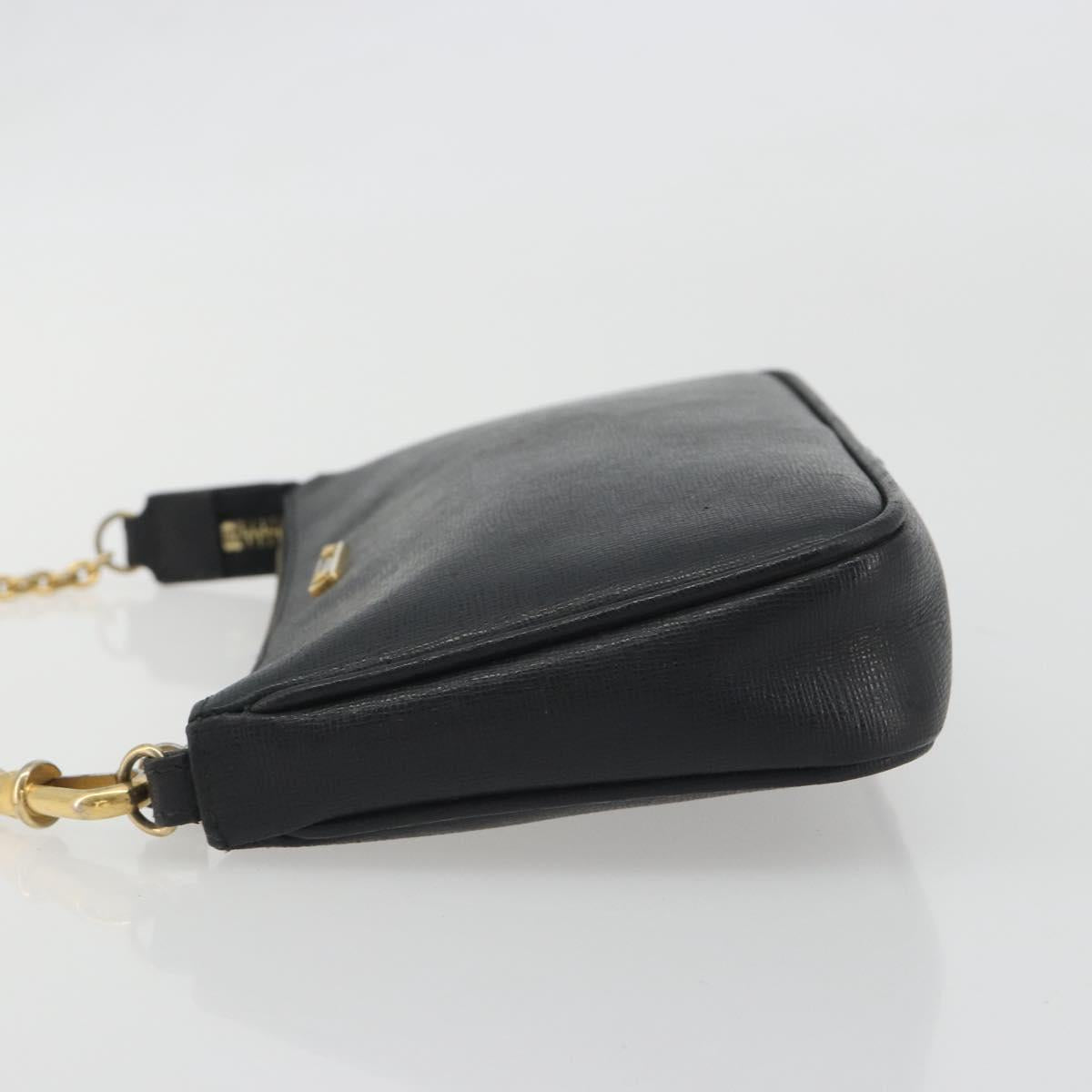 FENDI Accessory Pouch Leather Black Gold Tone 8M0271 Auth 195418A - Jerrillo image 4