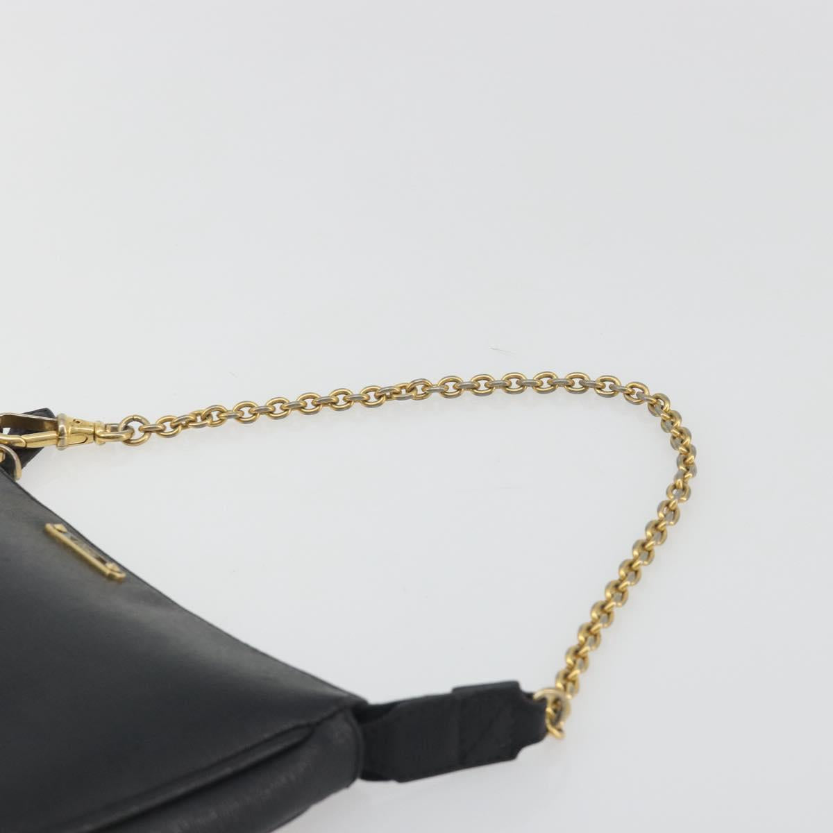 FENDI Accessory Pouch Leather Black Gold Tone 8M0271 Auth 195418A - Jerrillo image 8