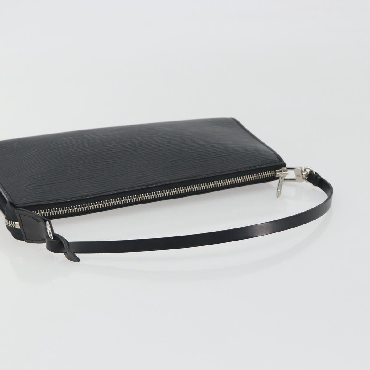 LOUIS VUITTON Epi Pochette Accessoires Accessory Pouch Black M52982 Auth 195419V - Jerrillo image 7