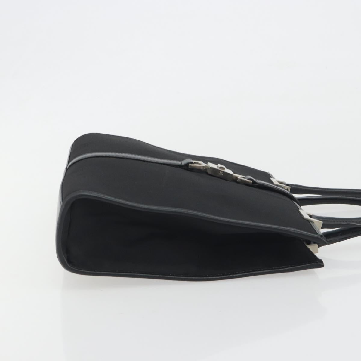 GUCCI Jackie Hand Bag Canvas Black Silver 002 1065 Auth 195423A - Jerrillo image 4