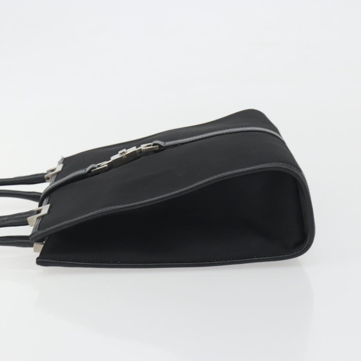 GUCCI Jackie Hand Bag Canvas Black Silver 002 1065 Auth 195423A - Jerrillo image 5