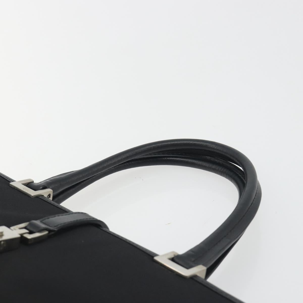GUCCI Jackie Hand Bag Canvas Black Silver 002 1065 Auth 195423A - Jerrillo image 8